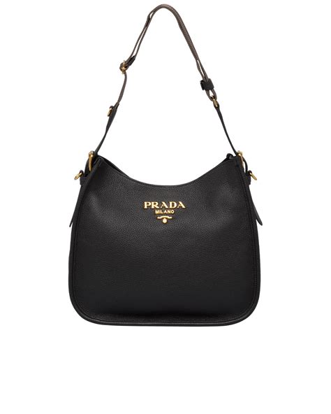 prada hobo bag leather|prada adjustable shoulder handbags.